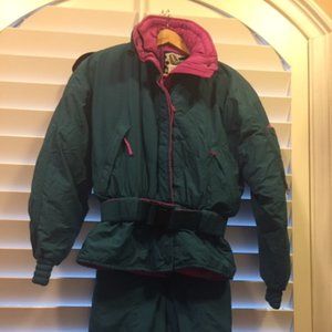 Vintage 90s Ski Bib and Jacket